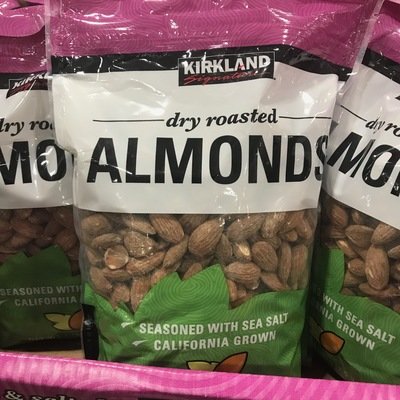 Kirkland Signature Dry Roasted Almonds, 2.5 lb