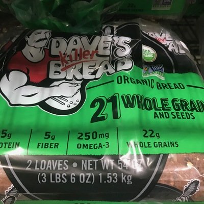 Dave's Killer Bread Organic 21 Whole Grains Bread 2 x 27 oz