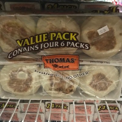 Thomas English Muffins 4x6 ct