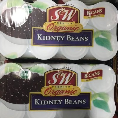 S&W Organic Kidney Beans 15 oz