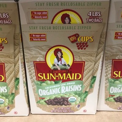 Sun Maid® Organic Raisins 2 x 32 oz