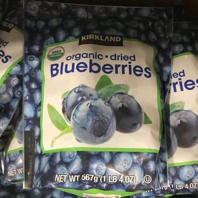 Kirkland Signature Organic Dried Blueberries, 20 oz