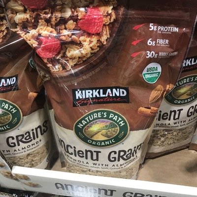 Kirkland Signature Nature's Path Organic granola with Almonds 35.3 oz