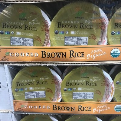 100% Organic Cooked Brown Rice 7.4 oz
