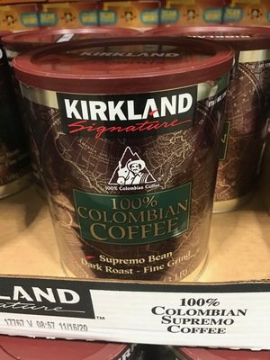 Kirkland Signature 100% Colombian Coffee, 48 oz