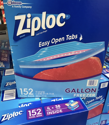 Ziploc Ziploc Freezer Gallon Bags 152 ct