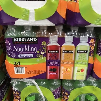 Kirkland Signature Sparkling Flavored Water 24 x 17 oz