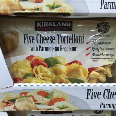 Kirkland Signature Five Cheese Tortelloni, 2 x 24 oz