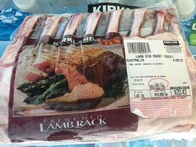 Australian Rack of Lamb Lamb 1.5 lbs