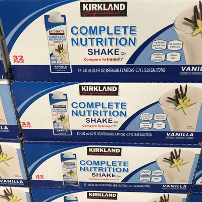 Kirkland Signature Complete Nutrition Vanilla Shake 32 x 8 oz