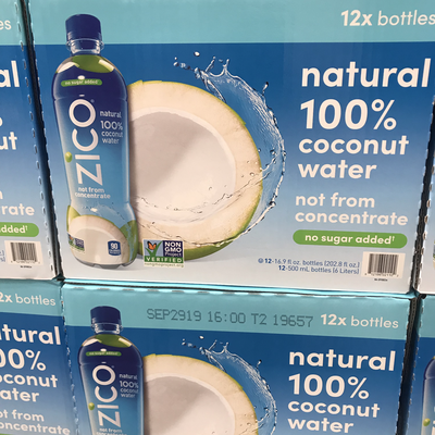 Zico 100% Coconut Water 9 x 1 liter