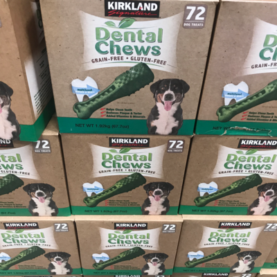 Kirkland Signature Dental Chew Grain Free, 72 ct