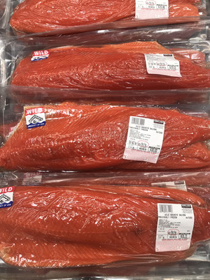 Fresh Wild sockeye Salmon 1-2 lbs