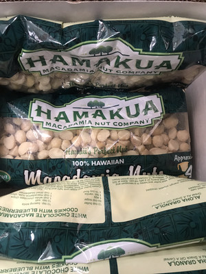 100% Hawaiian Dry Roasted Baking Macadamia Nuts 20 oz