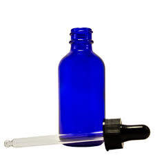 Vivaplex botellas de vidrio con cuentagotas de punta fina 30ml.