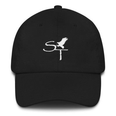 "ST" Logo Design Dad Hat (White Embroidery)