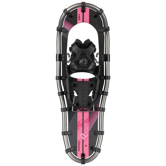 Louis Garneau Appalaches 2 Snowshoes - Aluminum Frame, Ratchet Harness, For Hiking & Winter Trails, Grey/Black