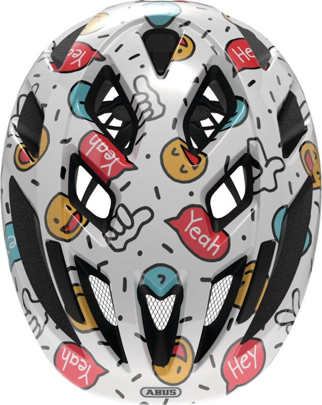 ABUS Smooty 2.0 Helmet - White Smiley ABUS Smooty 2.0 Helmet - White Smiley