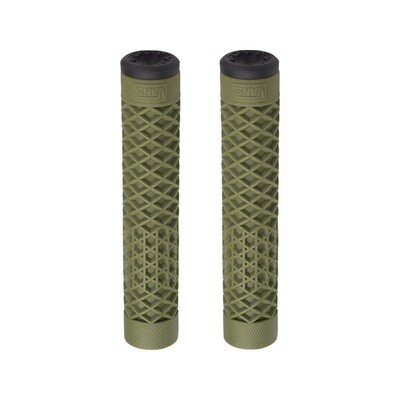 ODI Cult X Vans Flangeless Grips 143mm - Army Green 670565-03