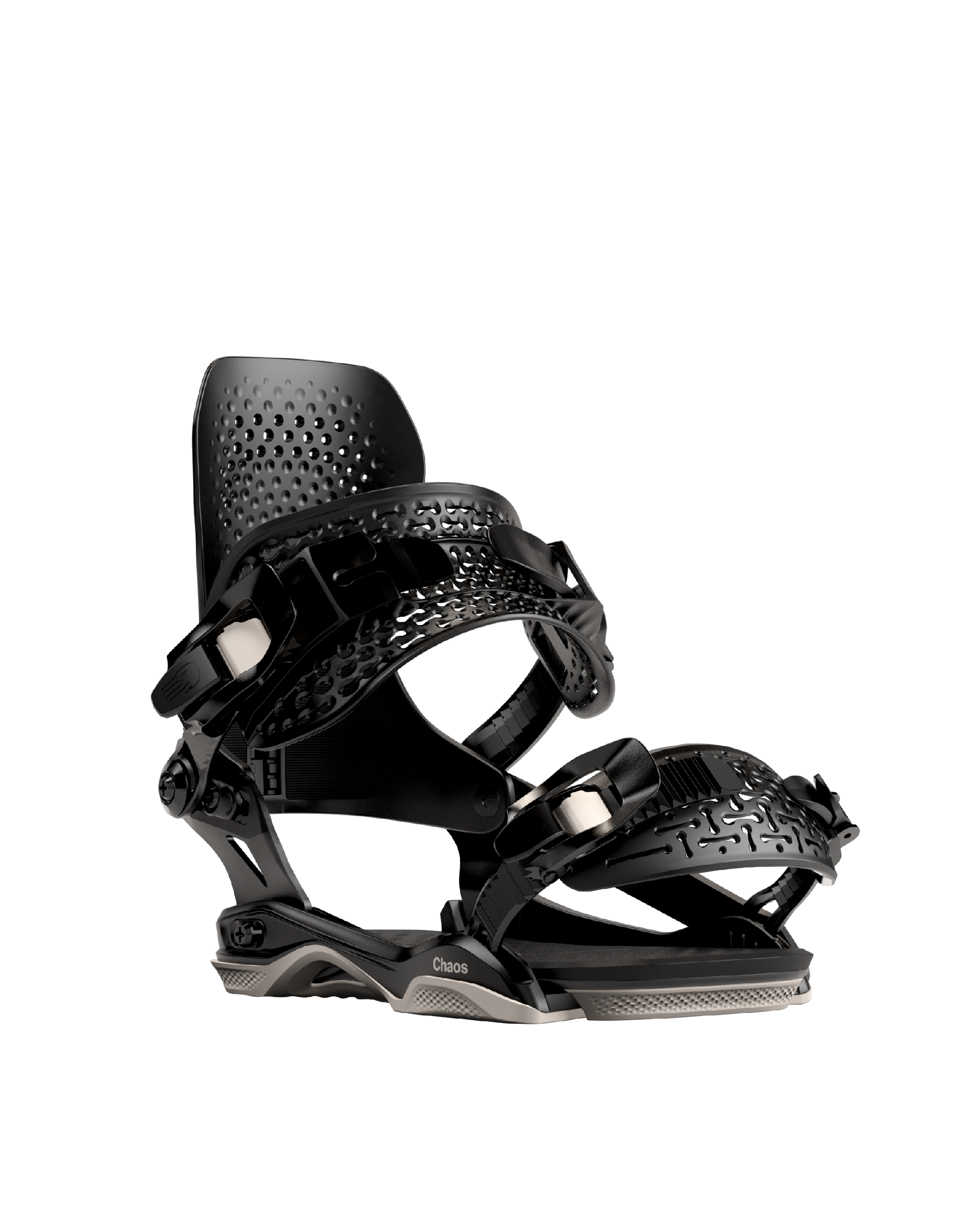 Bataleon Chaos Asymwrap Snowboard Bindings Black 2023 Bataleon Chaos Asymwrap Snowboard Bindings Black 2023