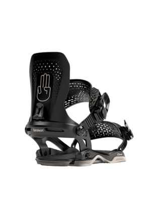 Bataleon Chaos Asymwrap Snowboard Bindings Black 2023 BA.23.CHAW.LXL.BK-base