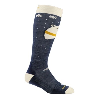 Darn Tough Kids Polar Bear Over-the-Calf Midweight Sock D1891JBLUS-base