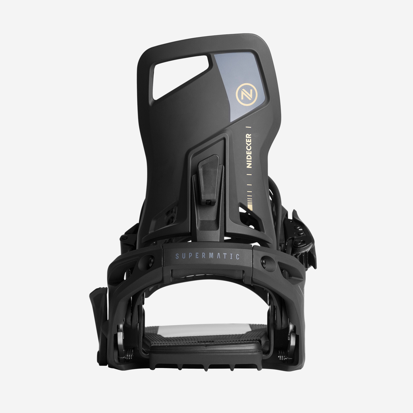 2024 Nidecker Supermatic Snowboard Binding - Black 2024 Nidecker Supermatic Snowboard Binding - Black