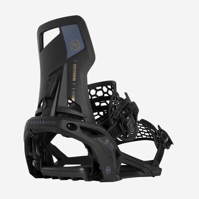 2024 Nidecker Supermatic Snowboard Binding - Black N.24.BNM.SPM.BK.3M.1-base