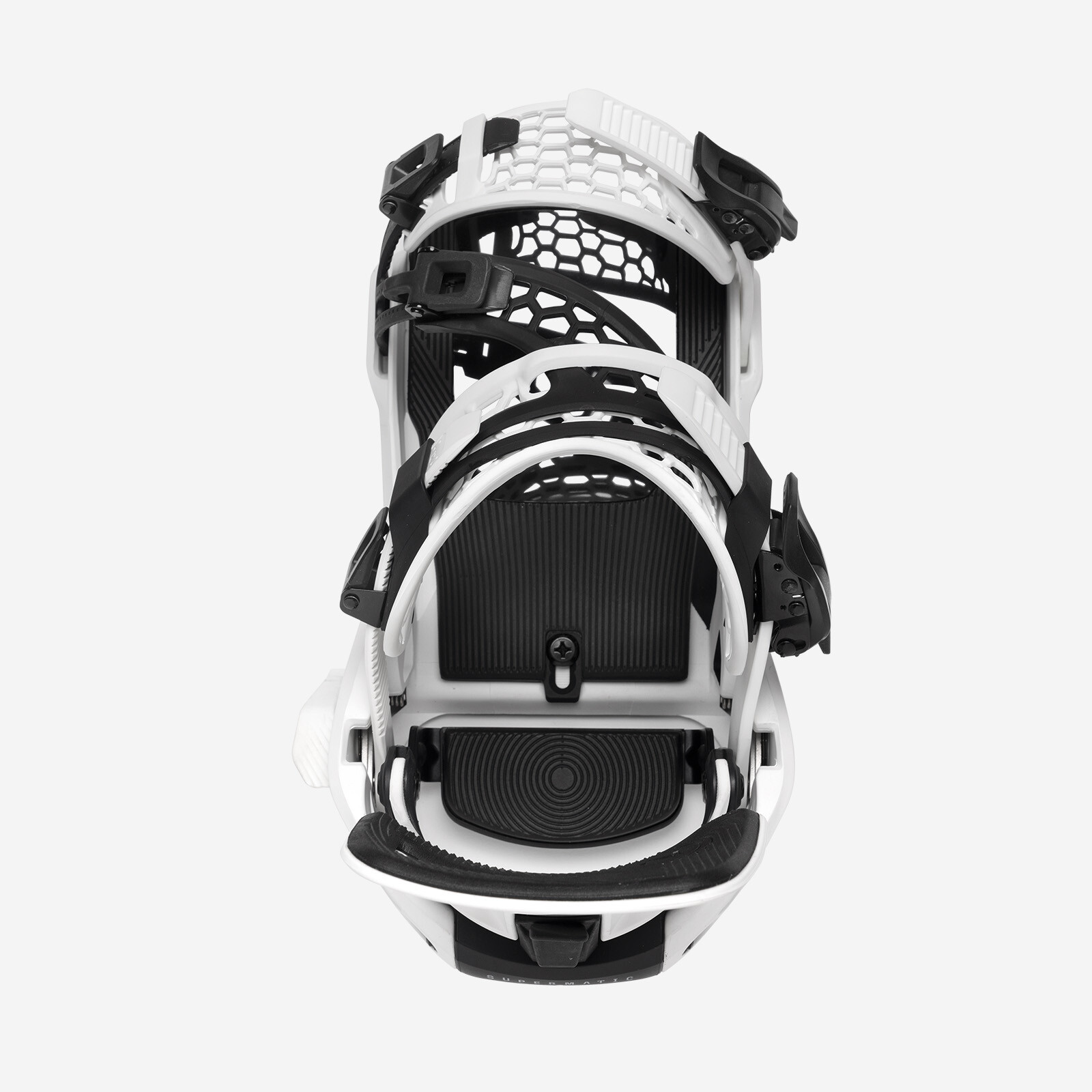 2024 Nidecker Supermatic Snowboard Binding - White 2024 Nidecker Supermatic Snowboard Binding - White