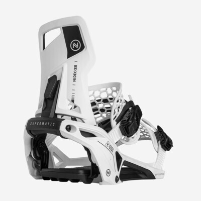 2024 Nidecker Supermatic Snowboard Binding - White N.24.BNM.SPM.WH.3M.1-base