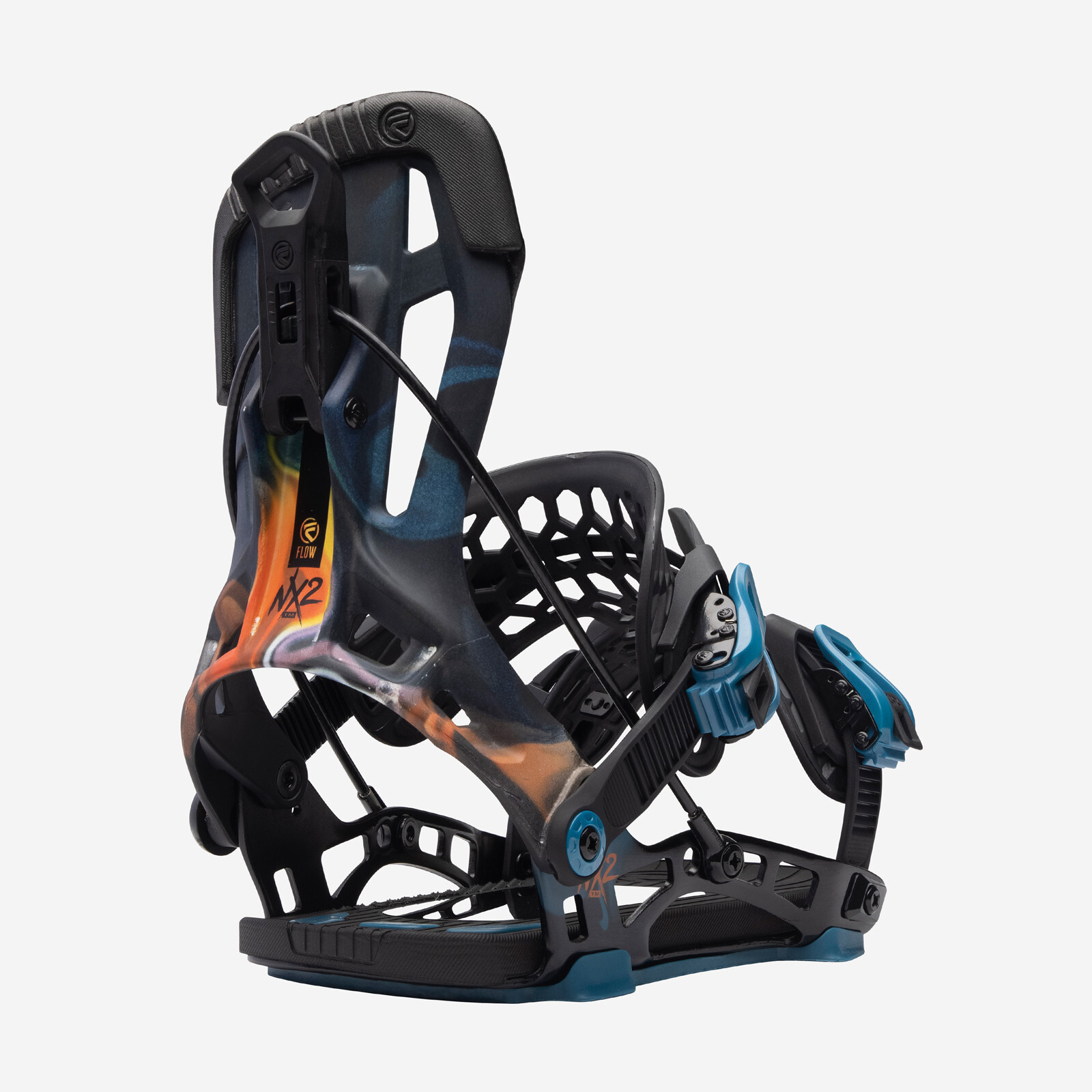 2024 Flow Nx2-Tm Snowboard Binding - Blue Flame 2024 Flow Nx2-Tm Snowboard Binding - Blue Flame