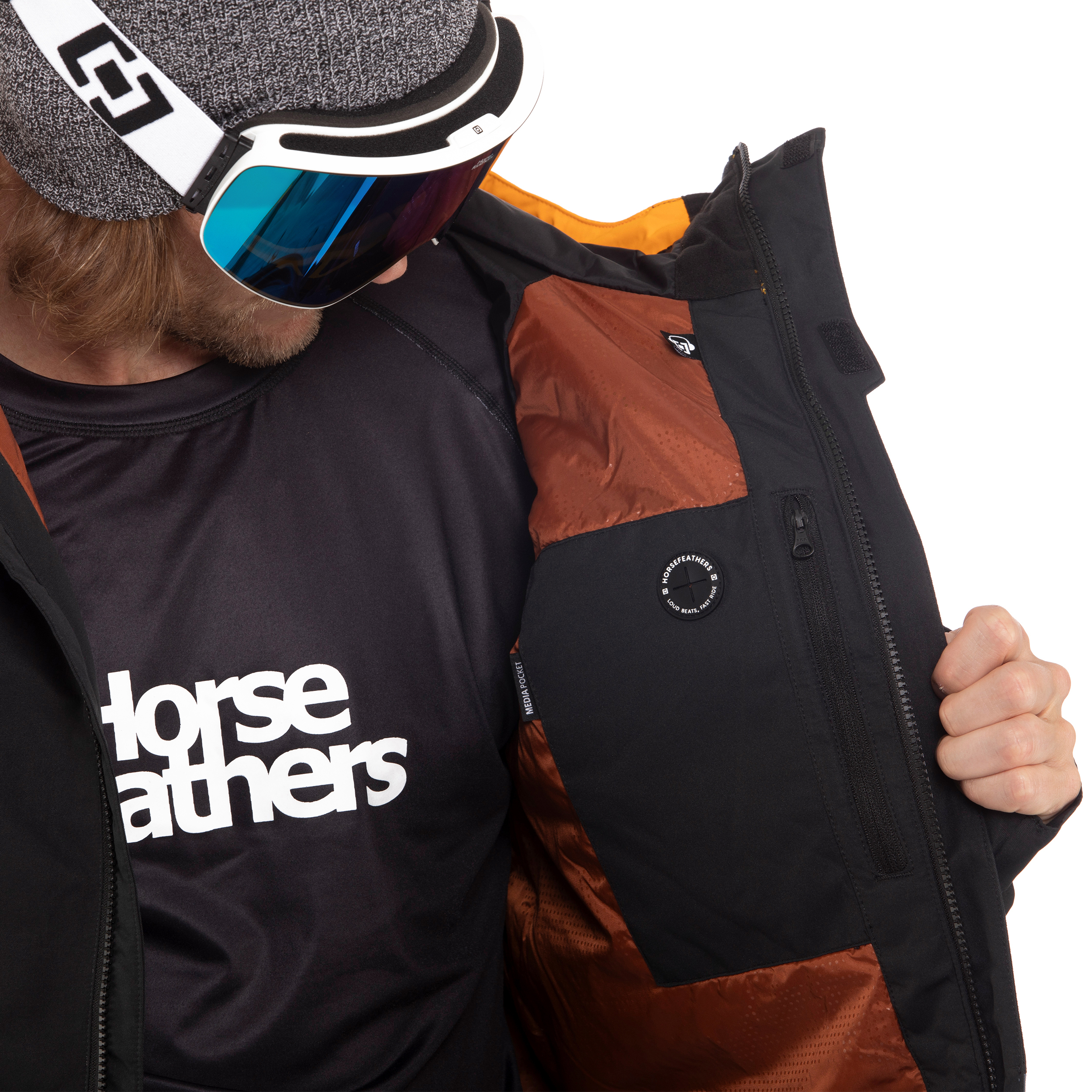 2024 Horsefeathers Blake Jacket Black/Blue Mirage 2024 Horsefeathers Blake Jacket Black/Blue Mirage
