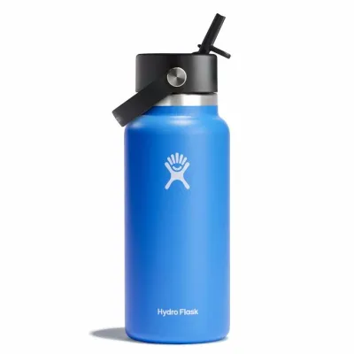 Hydro Flask 32-Ounce Wide Mouth Water Bottle with Flex Cap Cascade ARPPWFDHWAFGMNW5TLBZ3IPT