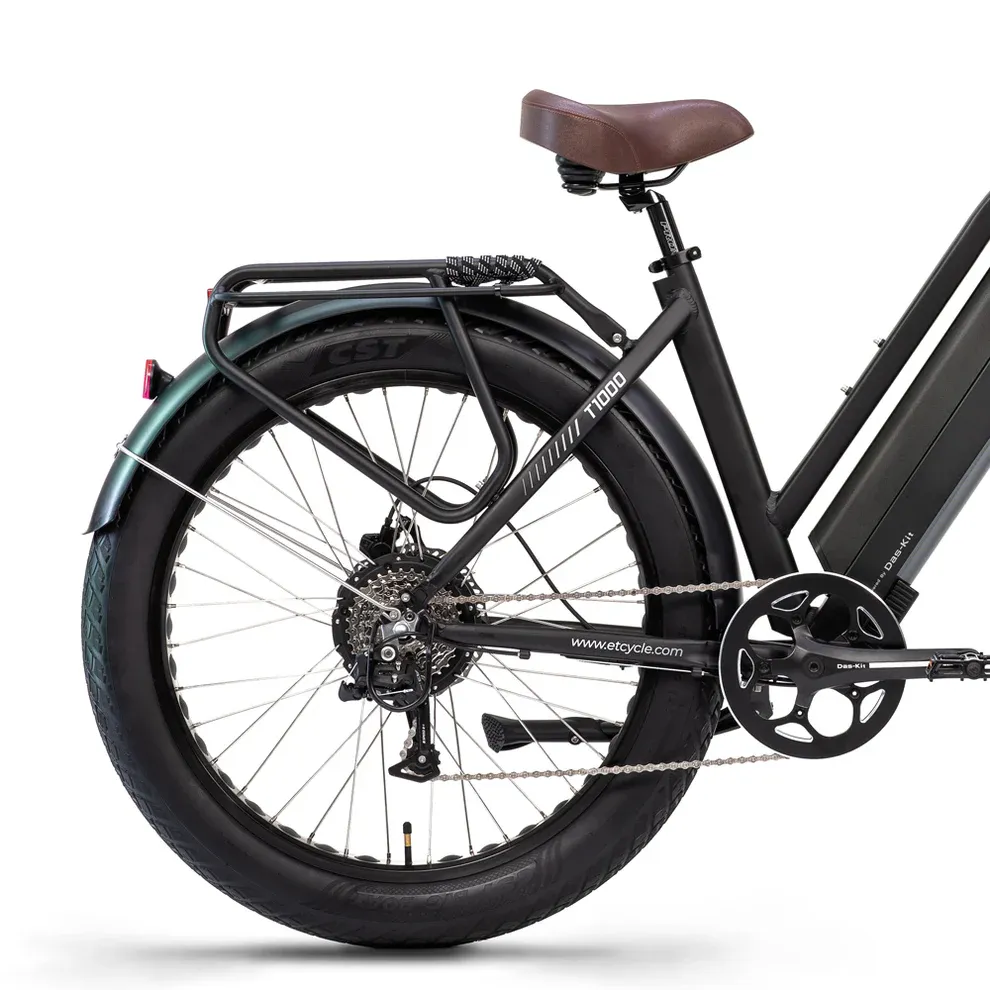 ET T1000 e-Fat Bike Black