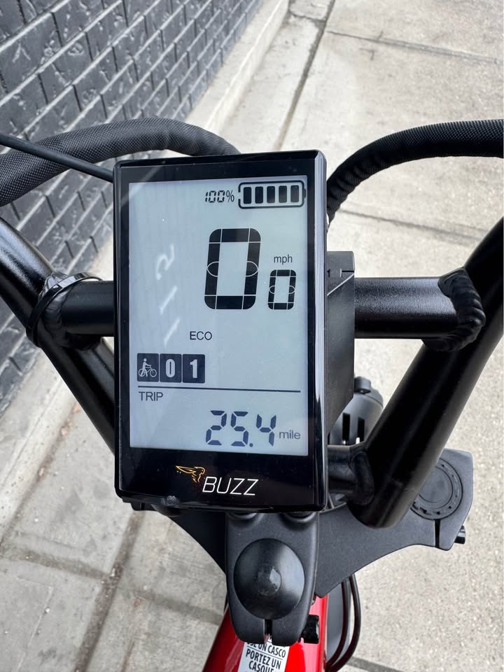 Buzz Drone Moto-Style eBike Red (DEMO) Buzz Drone Moto-Style eBike Red (DEMO)