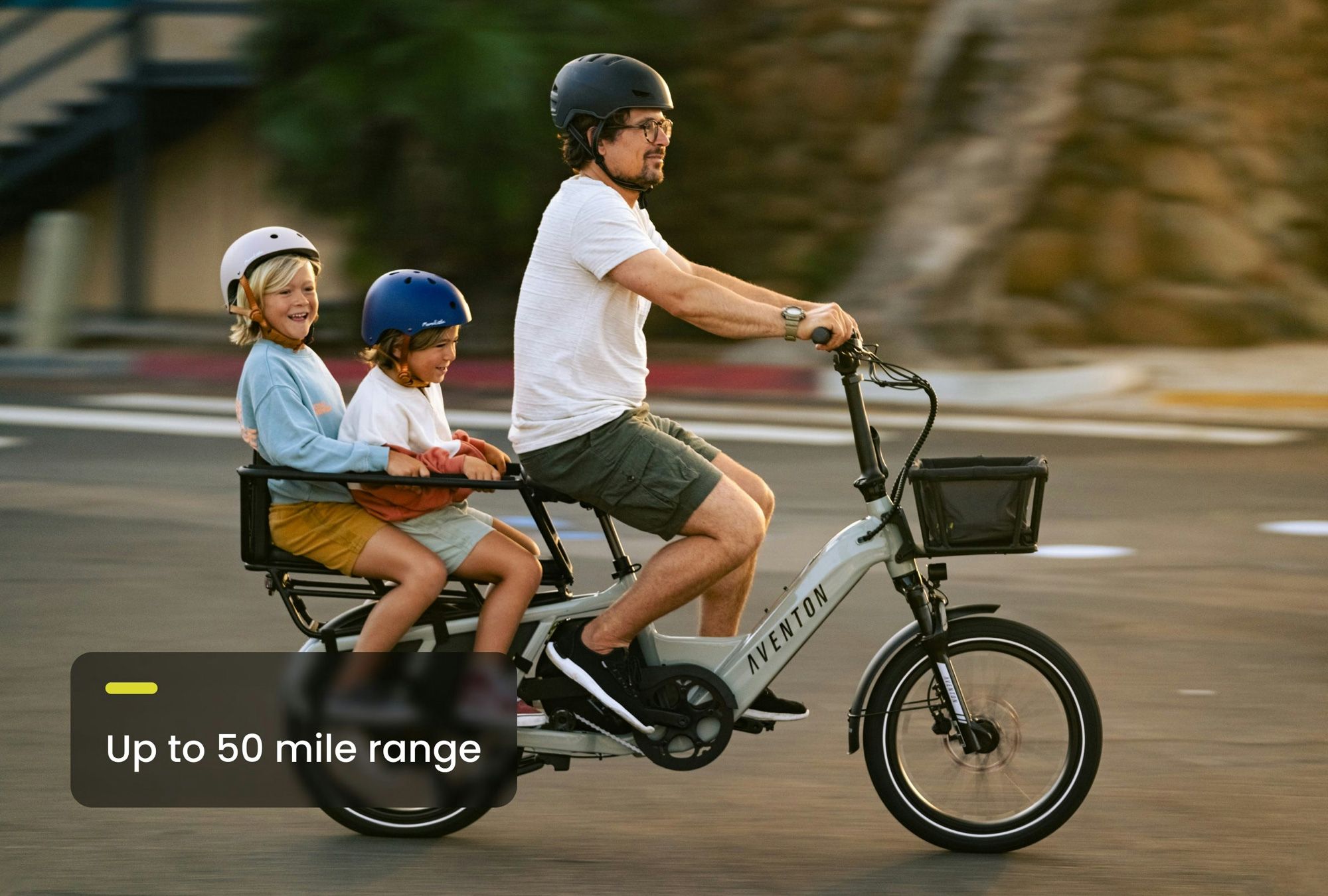 Aventon Abound Cargo eBike Sage Aventon Abound Cargo eBike Sage