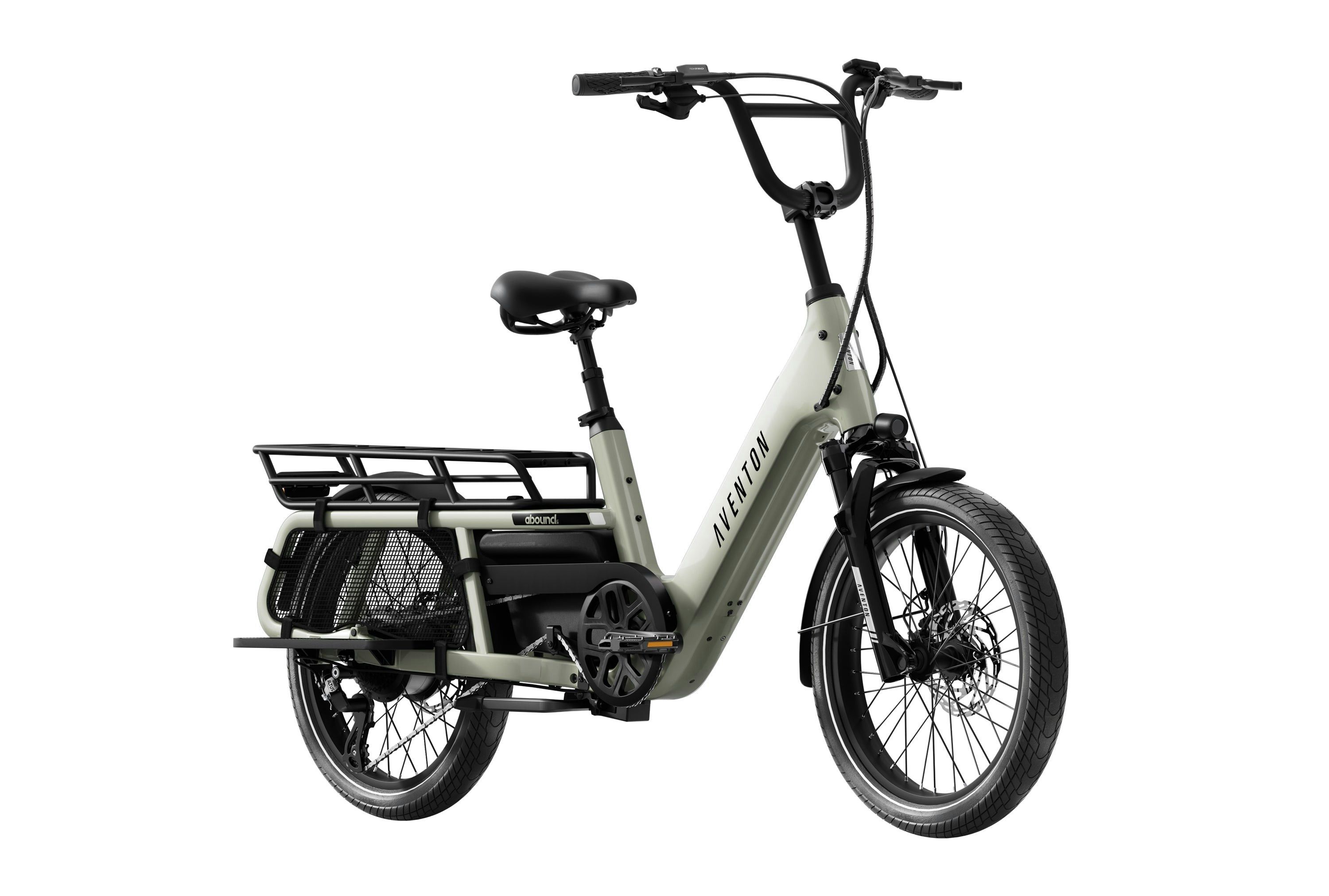 Aventon Abound LR Cargo eBike Sage Aventon Abound LR Cargo eBike Sage
