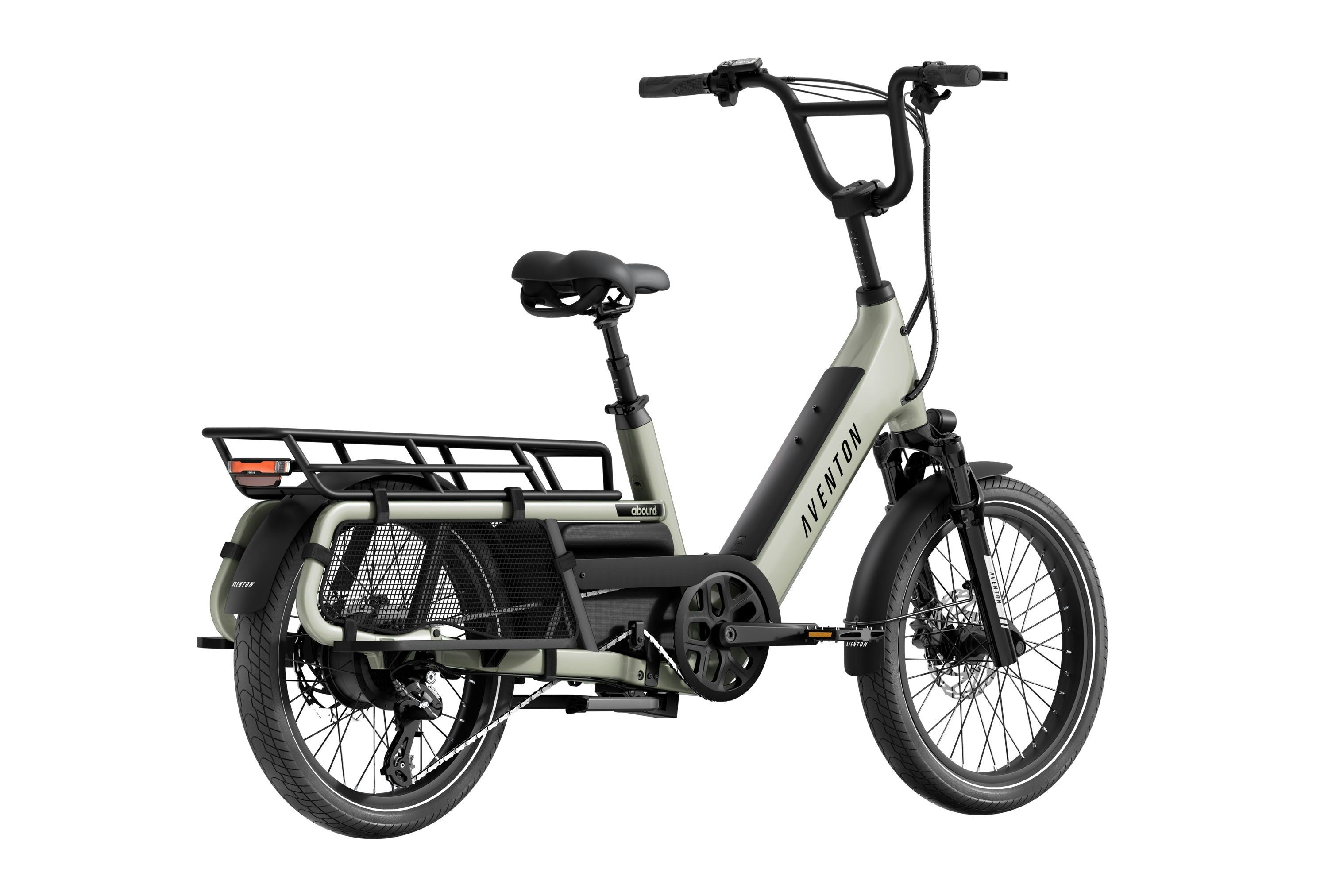 Aventon Abound LR Cargo eBike Sage Aventon Abound LR Cargo eBike Sage