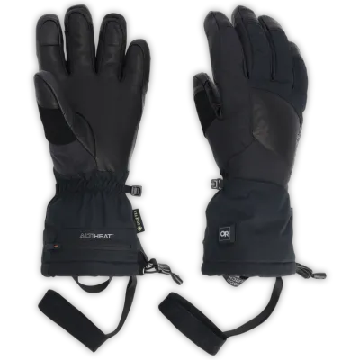 Outdoor Research Prevail Heated GORE-TEX Gloves Solid Black 322224S-base