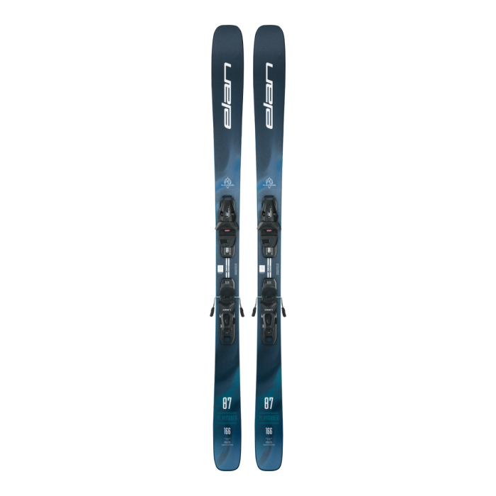Skis Elan Black Crystal 140cm + Fixations - Ex-location, Réglage Offert - 2021