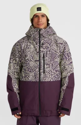 24/25 O'Neill TEXTURE SNOW JACKET DARK PURPLE SKETCHERITAGE Y495280-base