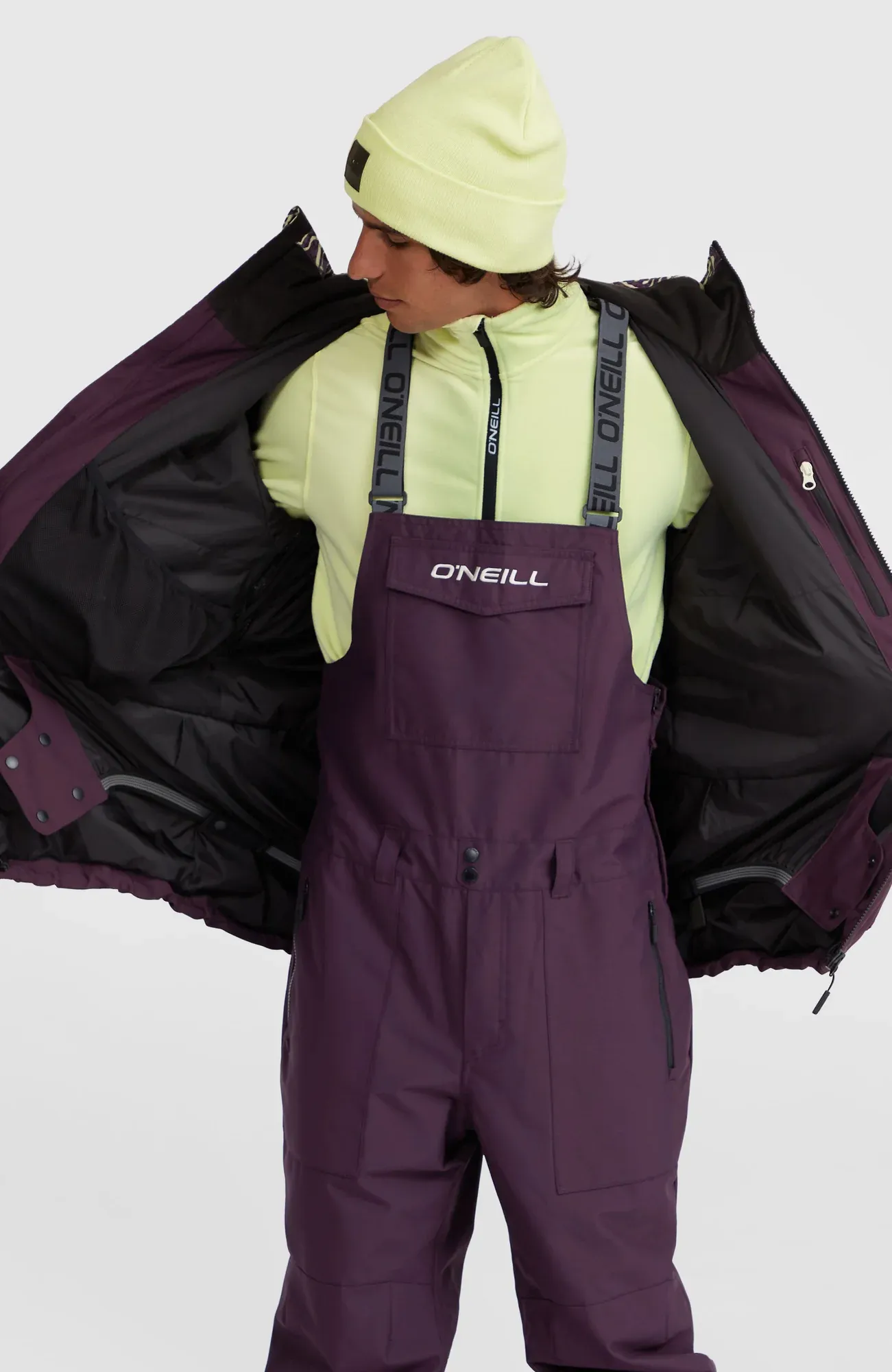 24/25 O'Neill TEXTURE SNOW JACKET DARK PURPLE SKETCHERITAGE