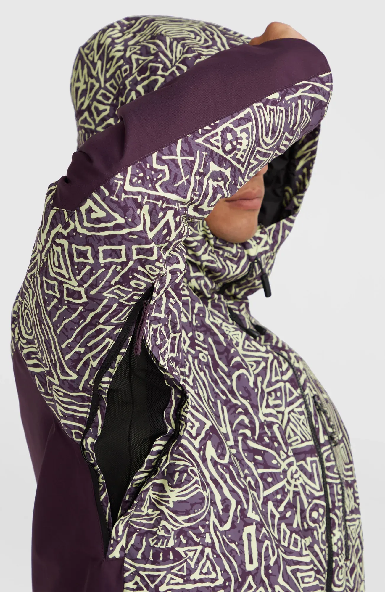 24/25 O'Neill TEXTURE SNOW JACKET DARK PURPLE SKETCHERITAGE