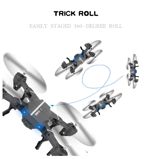 Drone RC  Plegable 3MP HD UAV  quadcopter helicóptero