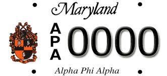 Maryland License Plates