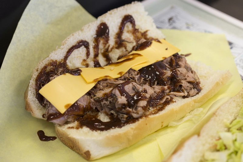 The Super Saucy-Roast Beef with Barbecue Sauce