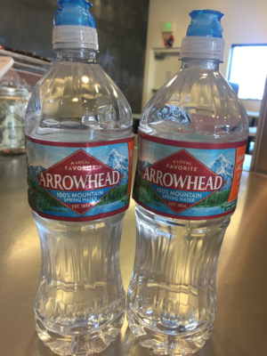 16 Oz. Arrowhead Water Bottle