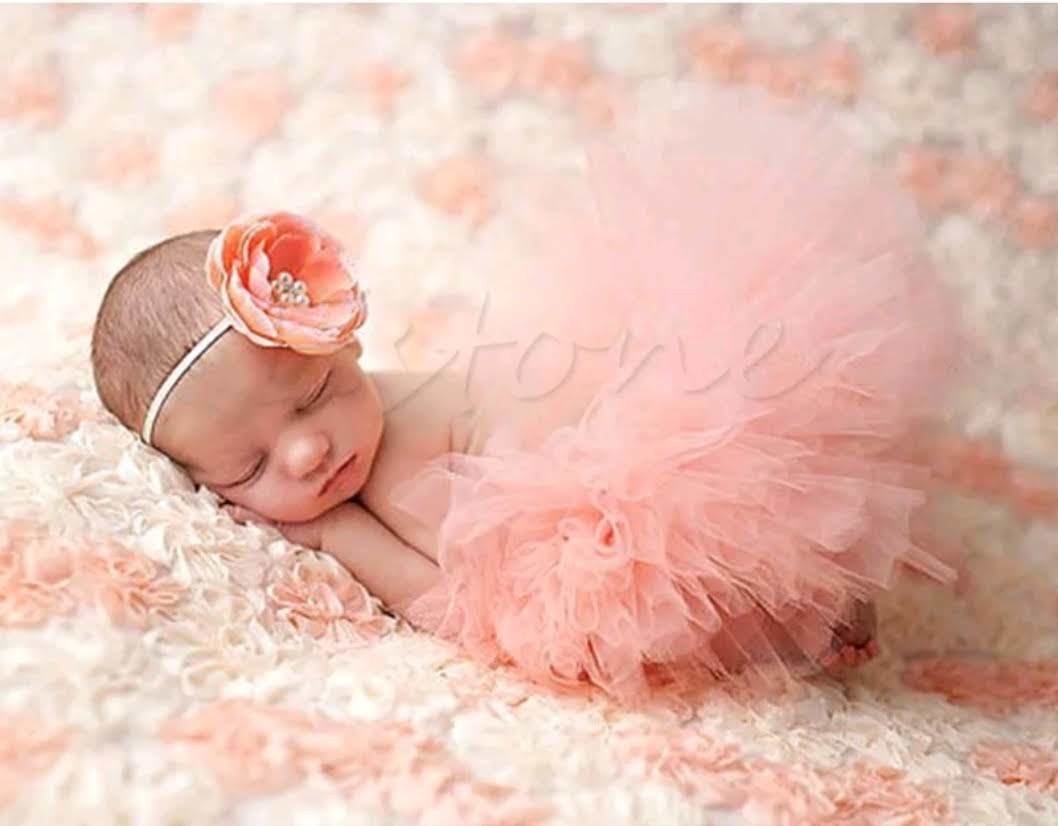 Yuehuam Newborn Photography Props Costume Infant Baby Girls Princess Skirt and Cute Headband Outfits Infant Gift Feather Angel Wing Clothes 0~1Month