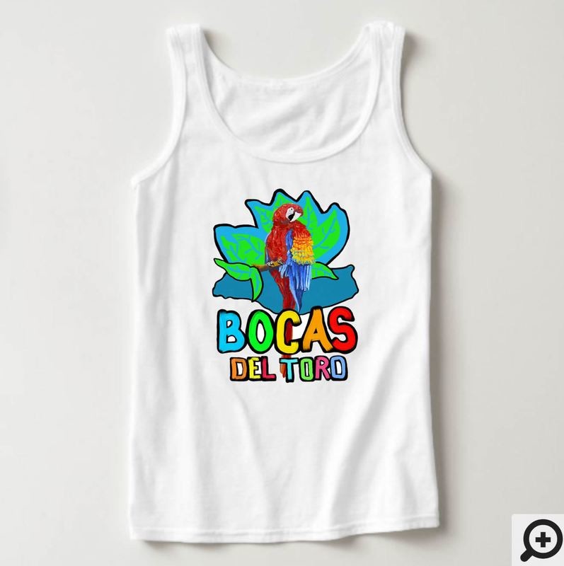 Scarlet Macaw Bocas II T-Shirts & Tanks