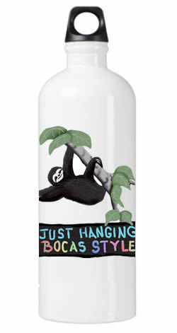 Just Hanging Bocas Style Water Bottle